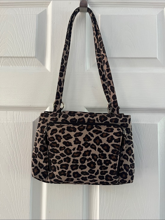 Handbags - Leopard Print Shoulder Handbag